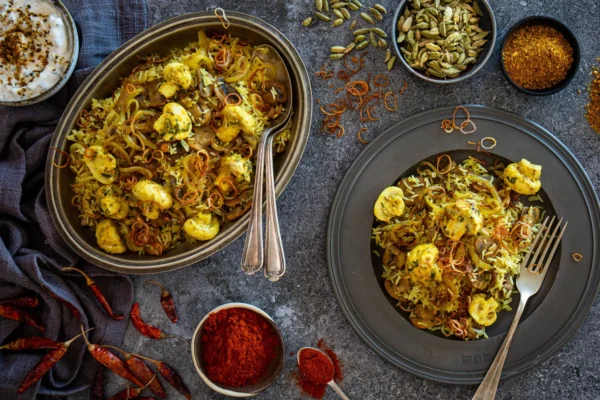 mushroom biryani recipe
